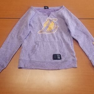 Lakers sparkled girls sweater